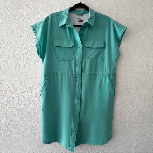 Wrangler Dresses & Skirts - Wrangler Angler All Terrain Gear Turquoise‎ Fishing Dress - Women’s Size Small